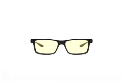 Produktbild von Gunnar Optiks Cruz, Uni, Rechteck, Schwarz, Nylon, Bernstein, 5,5 cm