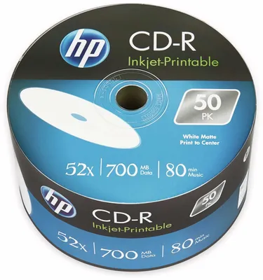 Image de HP CRE00070WIP CD-R vierge 700 MB 52x 50 pc(s)