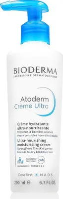 Zdjęcie produktu dla Bioderma - Atoderm Créme Ultra Ultra-odżywczy krem nawilżający z pompką 200ml
