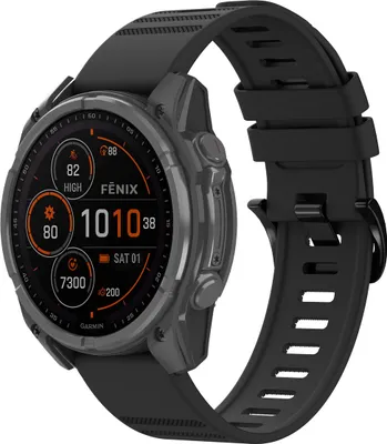 Obrázek produktu pro imoshion QuickFit® Stripe Silikonový řemínek - Garmin 22 mm konektor - černý