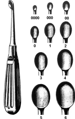 Immagine prodotto di Łyżka kostna tipo Volkmann - fig. 1 - 6 mm