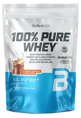 Produktbild von Biotech USA 100% Pure Whey 400g Salziges Karamell