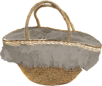 Produktbild von Bali-BAli CHICK BASKET Grau Stroh Größe: 1 Normal