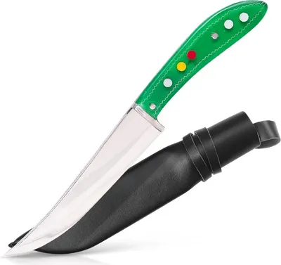 Produktbild von Usbekischer Messer – Pchak, 24,5 cm Edelstahl Kochmesser Handarbeit Küchenmesser