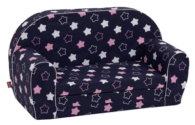 Produktbild von Kindersofa - "Star blue pink"
