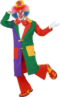 Produktbild von Clown Kostüm Jacke für Herren und Damen