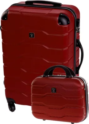 Produktbild von Reisekoffer BERTOO Firenze - rotes 2-in-1-Set L