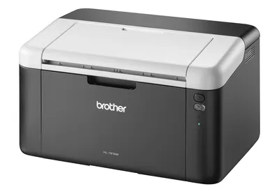 Produktbild von Brother HL-1212W, laserový, 2400 x 600 DPI, A4, 20 strán za minútu, sieťovo kompatibilný, čierny, biely
