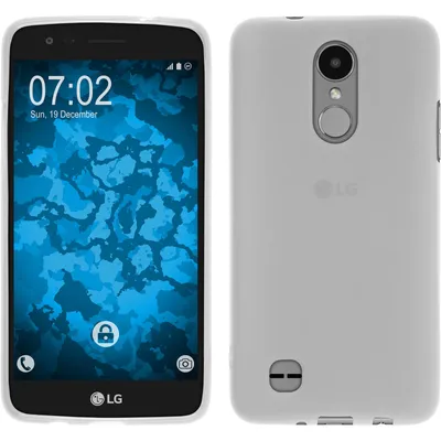 Produktbild von PhoneNatic Case kompatibel mit LG K4 2017 - weiß Silikon Hülle matt + 2 Schutzfolien