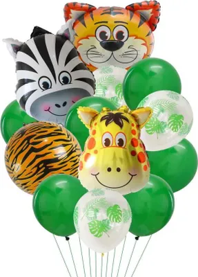 Immagine prodotto di Set di palloncini animali safari 1 set