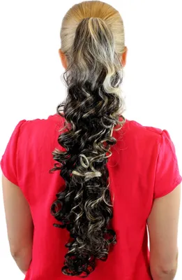Produktbild von WIG ME UP Haarteil, Braun-Blond-Mix, lockig, BR0516-10F24B