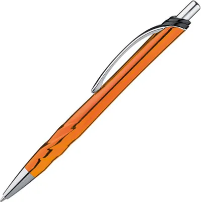 Produktbild von 10 Metallic Kugelschreiber / Farbe: orange