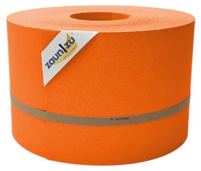 Produktbild von Sichtschutzstreifen zaun|zu PREMIUM 50m Rolle PP Zaunblende für Doppelstabzaun Orange, 50m