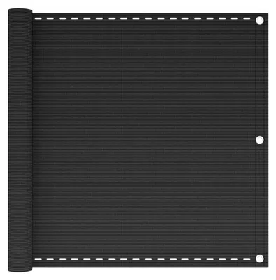 Produktbild von Balkonsichtschutz HDPE 90x600 cm Anthrazit