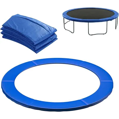 Produktbild von Trampolin Randabdeckung Ø 306 cm,Reißfest & UV-resistent EPE-Schaumstoff, Ersatz Federabdeckung Randschutz Rahmenpolster für Gartentrampoline Blau