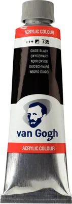 Produktbild von Van Gogh Acrylfarbe Tube 150 ml Oxidschwarz 735