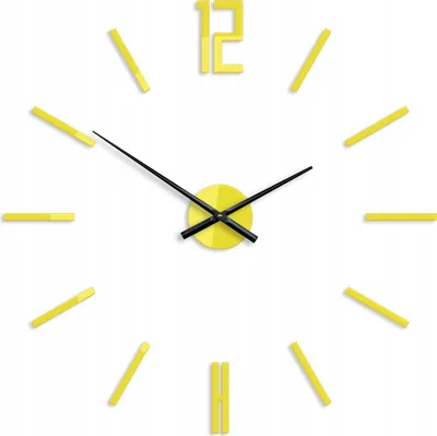 Produktbild von ModernClock, wanduhr lemon, Wanduhr, Carlo 75cm, Acrylglas, Wanduhr DIY