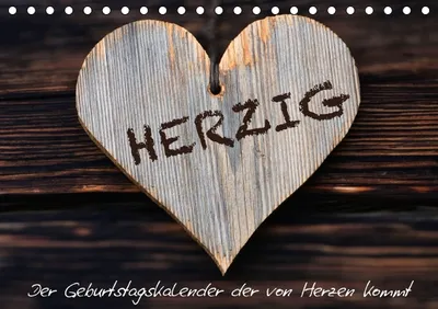 Produktbild von Calvendo 13 Motive mit Herz (Tischkalender, 14 Seiten) 978-3-660-50733-1