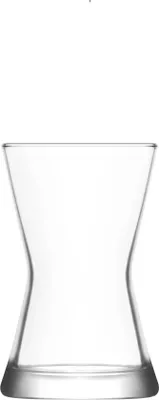 Zdjęcie produktu dla LAV Derin zestaw 6 szklanek do herbaty 140 ml - klasyczne, przezroczyste, do herbaty po turecku