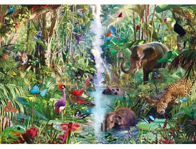 Immagine prodotto di RAVENSBURGER Puzzle "Sballo nella giungla" 9000 pezzi