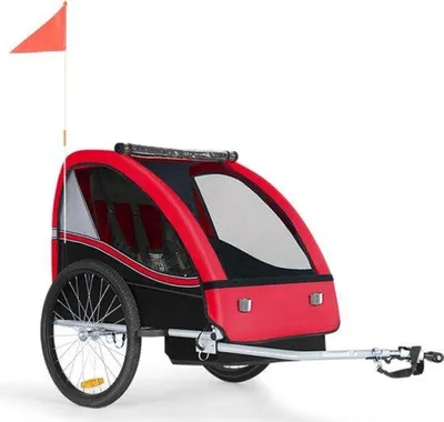 Productafbeelding van Thuys - Fietskar Voor Kinderen - Kinderfietskar - Kinderbuggy