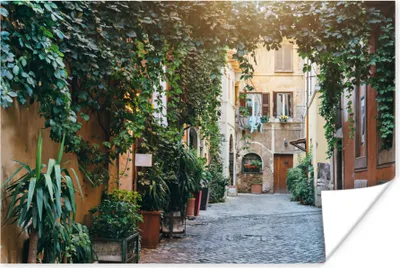 Produktbild von MuchoWow® Poster Italien - Straße - Schleicher 180x120 cm - Fotoplakat