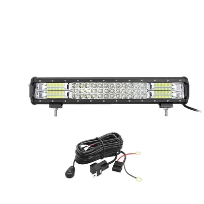 Zdjęcie produktu dla Taśma świetlna LED, terenowe światła drogowe, kombinowane światło robocze, 18 cali 252 W z kablem