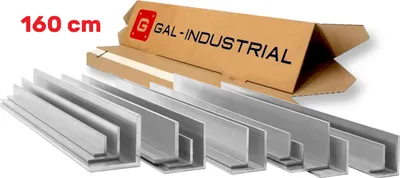 Immagine prodotto di GAL-INDUSTRIAL | Angolare in alluminio - 20x20x2mm - 160cm - Taglio su misura