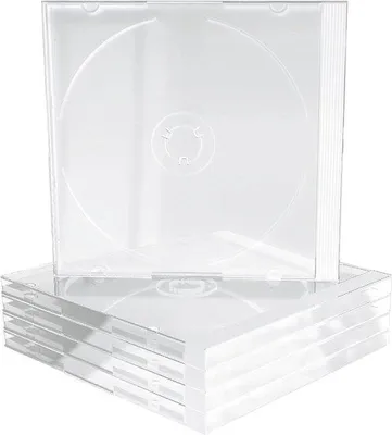 Immagine prodotto di Porta CD trasparente a scomparto singolo da 104 mm con scatola