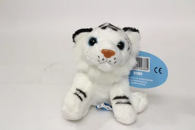 Produktbild von Tygrys Figurka Dekoracyjna Biały Siedzący 14 cm