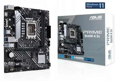 Immagine prodotto di ASUS PRIME B660M-K D4 Intel B660 LGA 1700 micro ATX