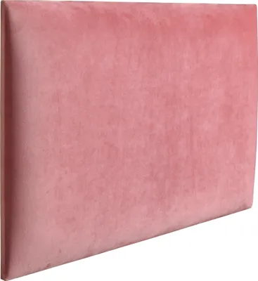 Produktbild von RAVIO Wandpaneel Wandkissen als Kopfteil für Bett 3D Wandverkleidung mit Schaumstoff Wandpolster Wanddeko (70 x 40 cm, Farbe: Schmutziges Rosa - Magic Velvet 2257)