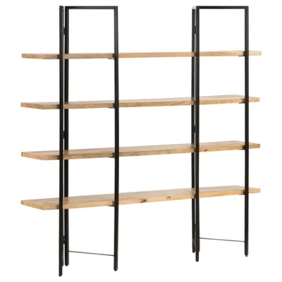 Immagine prodotto di The Living Store Libreria a 4 ripiani 160x35x160 cm Legno massiccio di mango