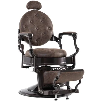 Produktbild von Barberpub Friseurstuhl Friseursessel mit Retro-/ Vintage Stil 3849DR