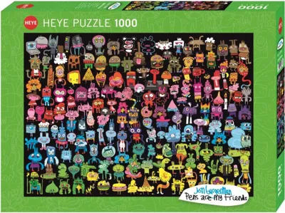 Obrázek produktu pro Puzzle 1000 dílů Doodle Rainbow Heye 29786