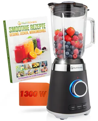 Standmixer 1,75L Glaskrug, 1300W, 4 Edelstahlmesser, variabel