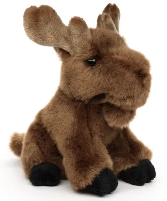 Image de Uni-Toys - Elch assis - 20 cm (hauteur) - Cerf en peluche - Peluche, animal en peluche