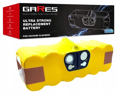 Obrázek produktu pro GARES Akumulátor Baterie pro iRobot Roomba 616 510 770 782 563 | 14,4V 3,5Ah | Zesílená série Vysoký výkon | Gares