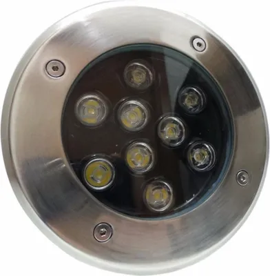 Image de Spot LED Encastrable Extérieur IP65 220V Sol 9W 60° - Blanc Chaud 2300K - 3500K