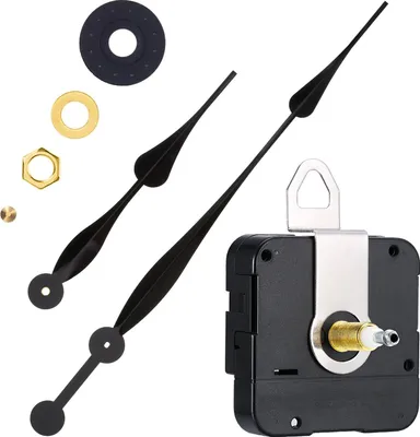 Produktbild von Quarz-Uhrwerk mit hohem Drehmoment, 30 cm lange Spatenzeiger für Selbstbauer