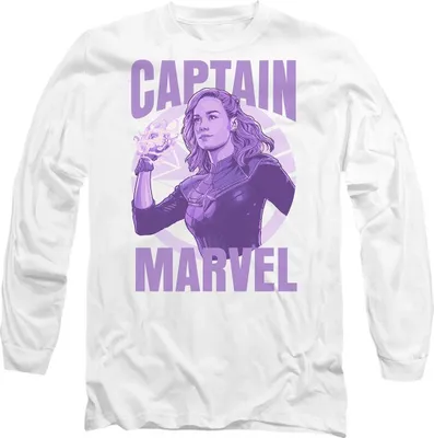 Produktbild von The Marvels - T-Shirt für Herren/Damen Uni TV14701 (S) (Weiß)