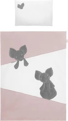 Produktbild von 6-teilige Bettwäsche Belisima Mouse 90/120 rosa