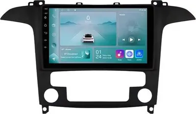Obrázok produktu pre Autorádio s Bluetooth a CarPlay pre Ford S-Max (2007–2015) – Kompatibilné s Apple a Android – Stereo systém – Navigačný systém – 1 GB RAM, 32 GB pamäť
