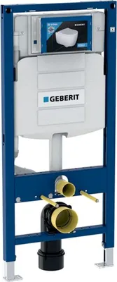 Zdjęcie produktu dla Element oddzielający WC GEBERIT Duofix (111.300.00.5), podwójne spłukiwanie, 12 x 50 x 112 cm
