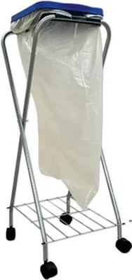 Produktbild von Müllsackständer Schulte mit Rollen feuerverzinkt