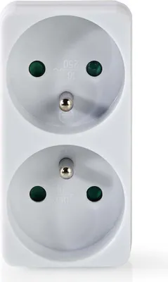 Obrázok produktu pre Nedis PSSPL200C2WT, Vnútorný, Biela, 2 AC zásuvky/AC zásuviek, 230 V, 3500 W, 16 A