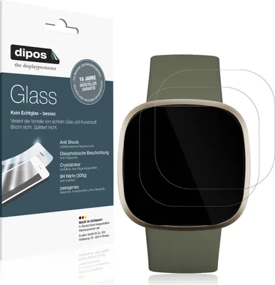 Obrázek produktu pro 2x ochranná fólie pro Garmin Venu 3 - Anti-Shock 9H fólie dipos Glass plastové sklo