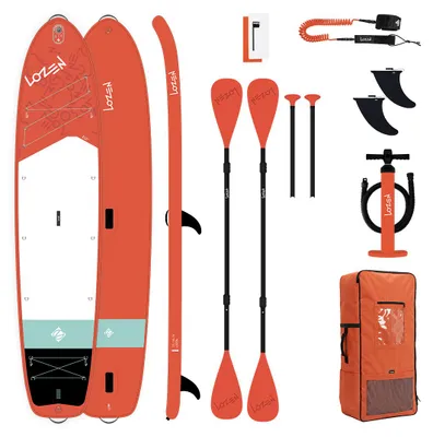 Imagen del producto de Lozen Maylis Tandem tabla SUP hinchable 2 adultos hasta 245 kg 2 remos - 13'