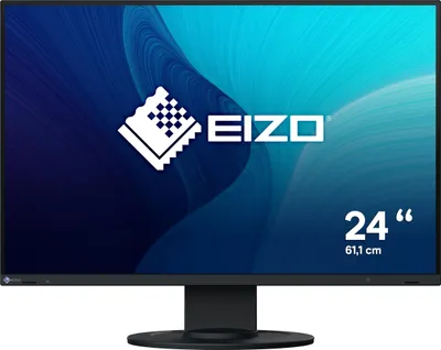 Produktbild von EIZO FlexScan EV2410R-BK, 61,2 cm (24.1"), 1920 x 1200 Pixel, WUXGA, LCD, 5 ms, Schwarz