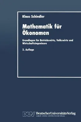 Obrázok produktu pre Mathematik für Ökonomen